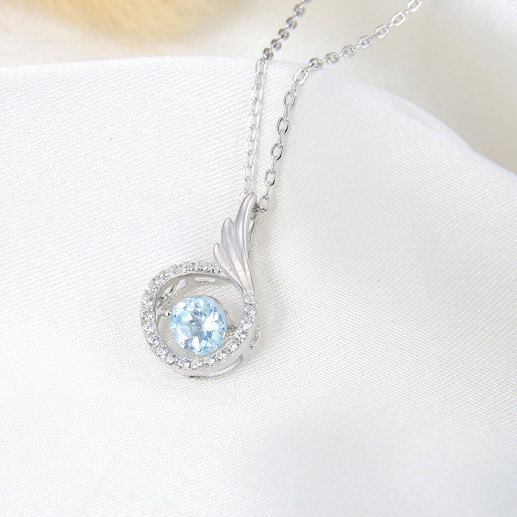Lamorvita_BlueTopazCubizZirconia_AngelWing_WhiteGoldSilverDancingStonePendantNecklace_RightScene