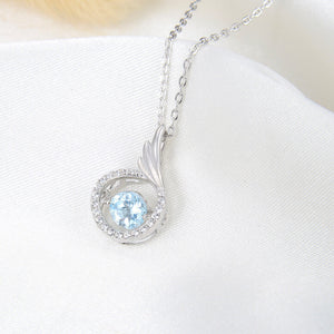Lamorvita_BlueTopazCubizZirconia_AngelWing_WhiteGoldSilverDancingStonePendantNecklace_RightScene