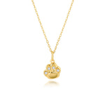 Lamorvita_CubicZirconia_CatPaw_SilverPendantNecklace_WhiteBackground