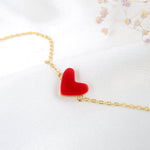 Lamorvita_LabCreatedRedCoral_Heart_SilverBracelet_LineScene