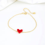 Lamorvita_LabCreatedRedCoral_Heart_SilverBracelet_UpScene