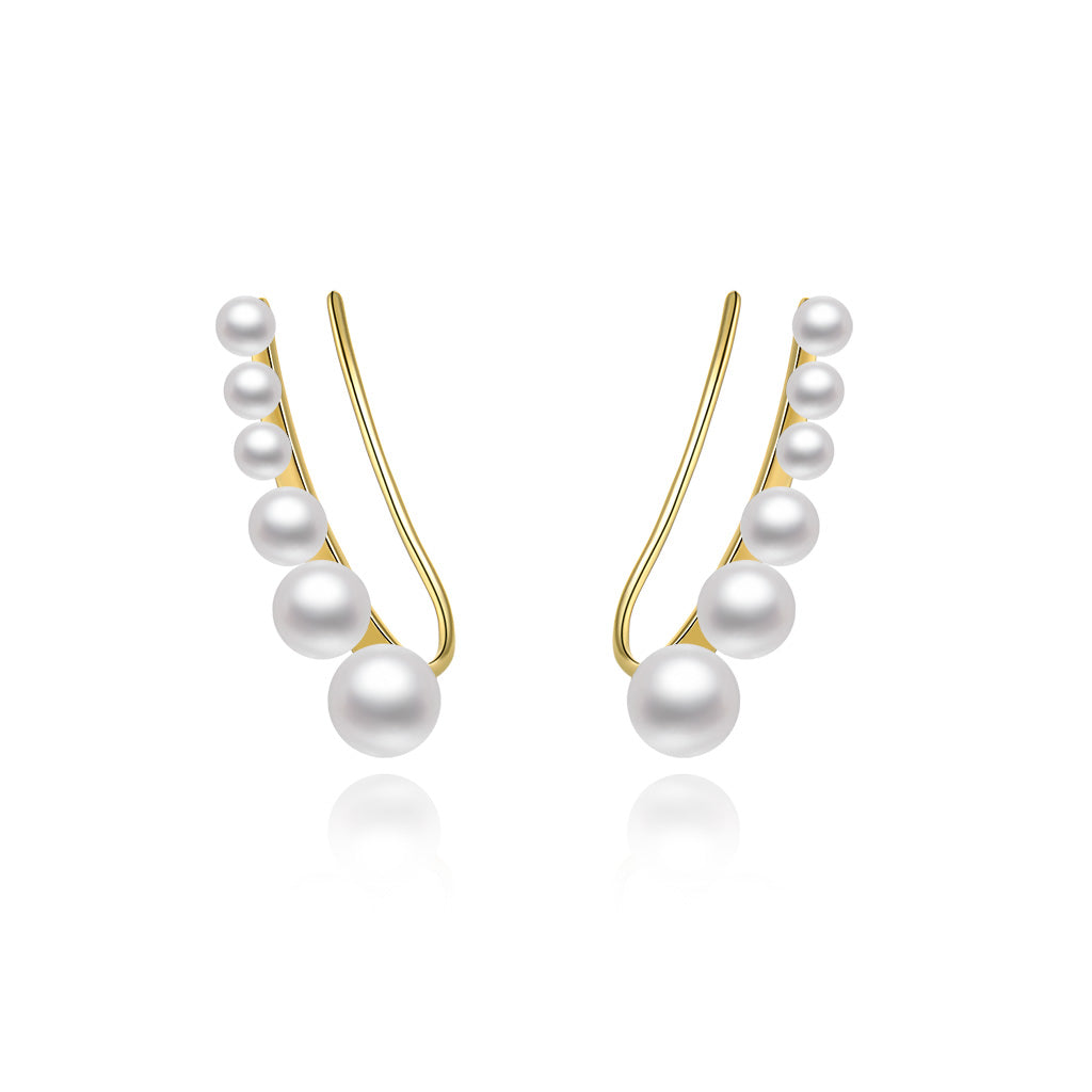 Lamorvita_Pearl_Line_SilverClimberEarrings_WhiteBackground