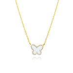 Lamorvita_WhiteAgate_Butterfly_SilverNecklace_WhiteBackground