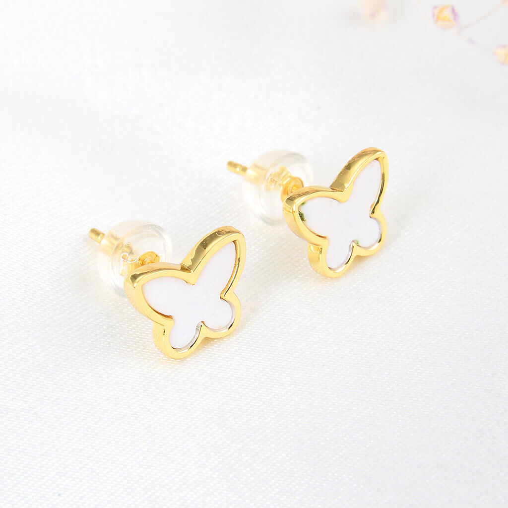 Lamorvita_WhiteAgate_Butterfly_SilverStudEarrings_RightScene